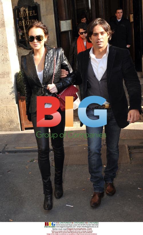 Lindsay Lohan in Paris Fashion Week