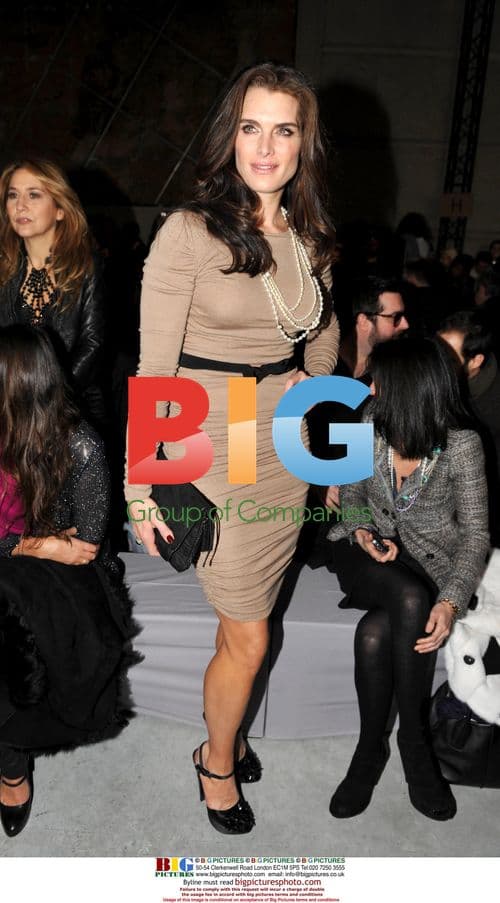 Brooke Shields at Giambattista Valli Fashion Show