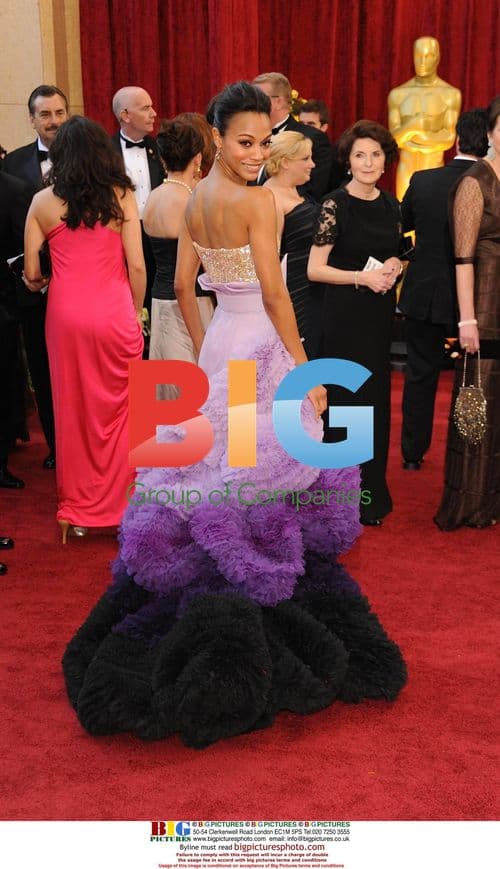 Zoe Saldana at 82nd Academy Awards