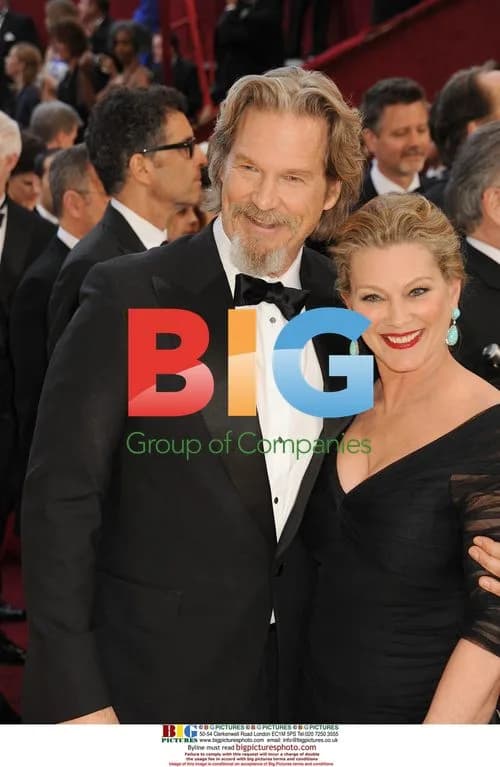 Jeff Bridges & Susan Geston at Oscars