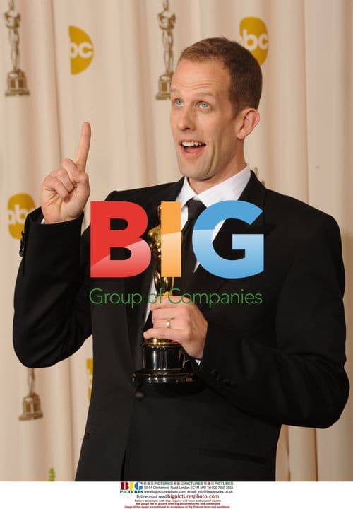 Pete Docter with Oscar for 'Up'