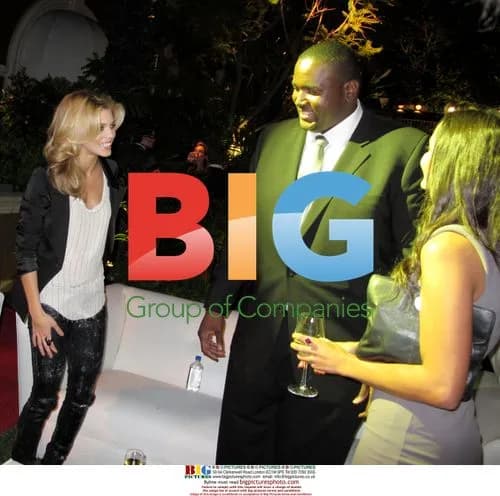 AnnaLynne McCord and Quinton Aaron at QVC Red Carpet Style
