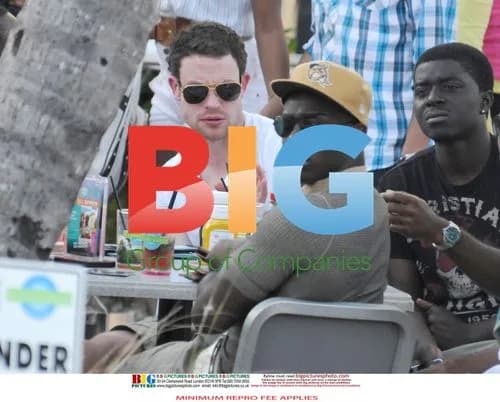 Wayne Bridge Enjoys Cigarette with Teammates in Miami