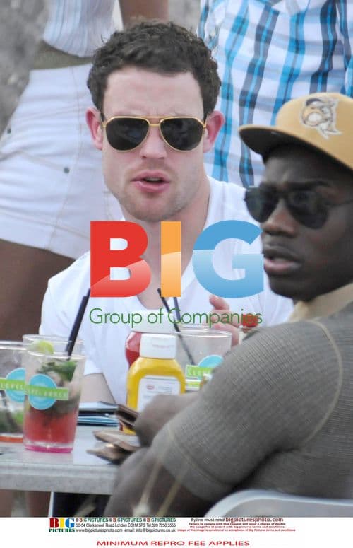 Wayne Bridge and Teammates Partying in Miami
