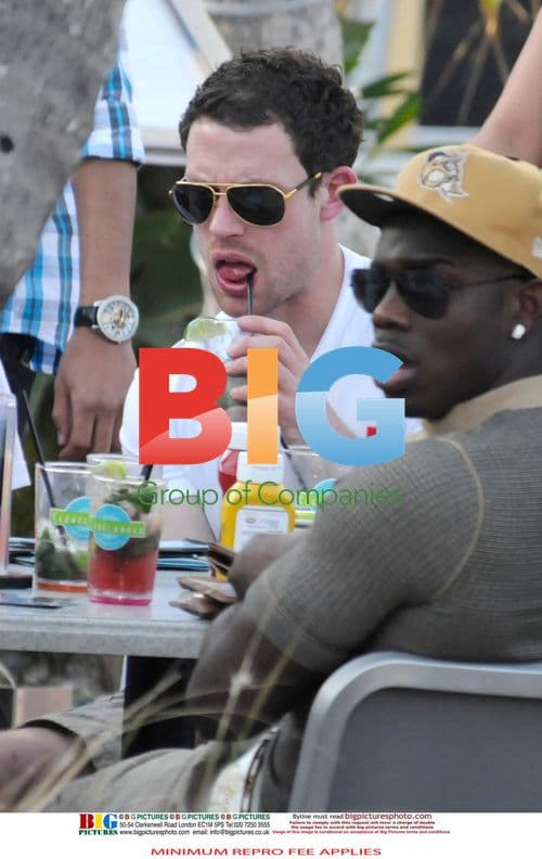 Wayne Bridge Partying in Miami