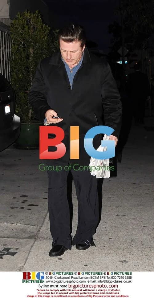 Alec Baldwin leaves Urth Cafe in LA