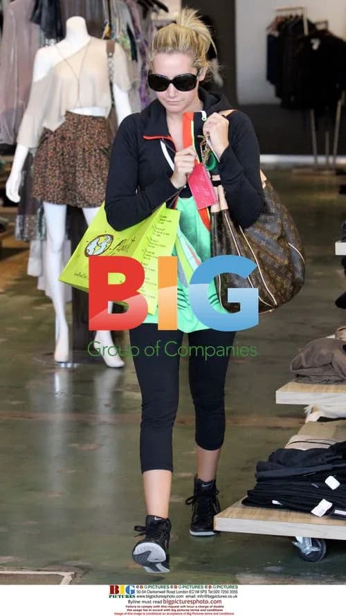 Ashley Tisdale shopping in Beverly Hills