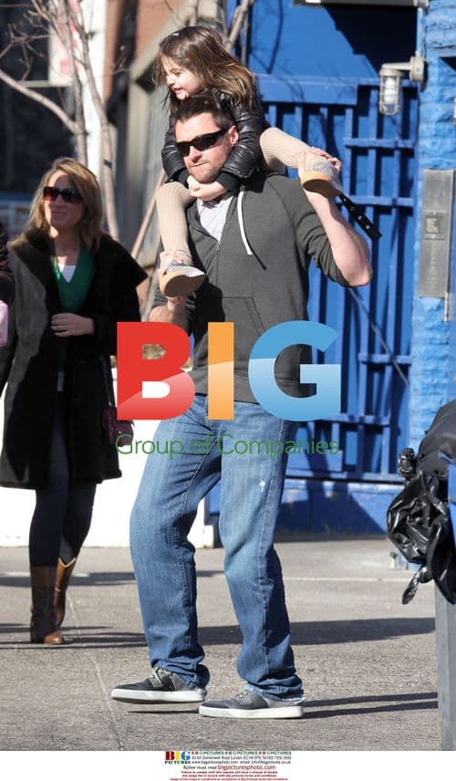 Hugh Jackman Picking Up Daughter Ava