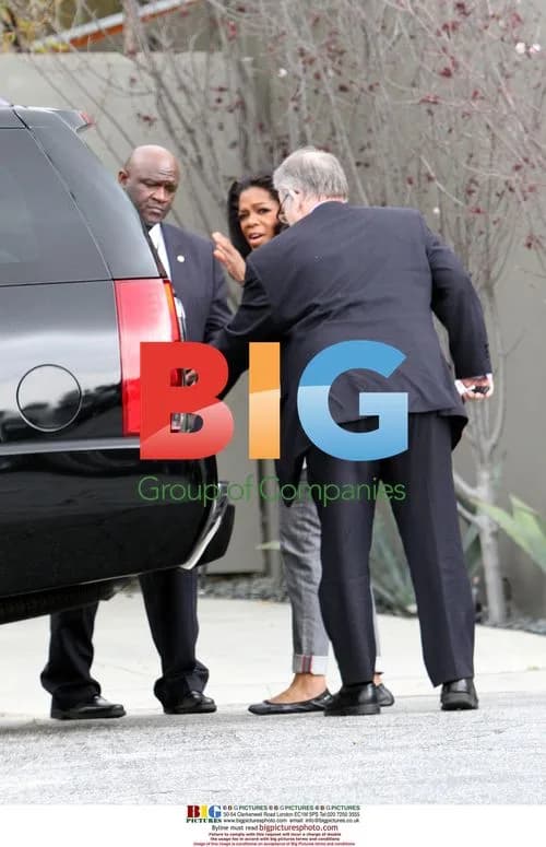 Oprah Winfrey visits friend's house in LA
