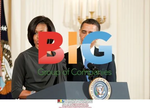 Michelle Obama and Barack Obama at White House