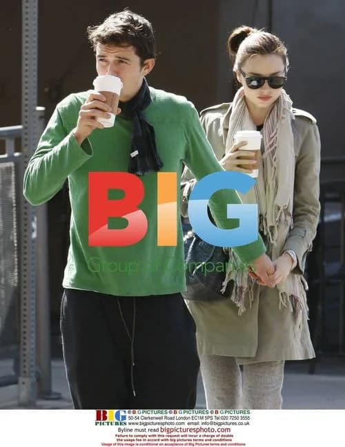 Orlando Bloom and Miranda Kerr have lunch