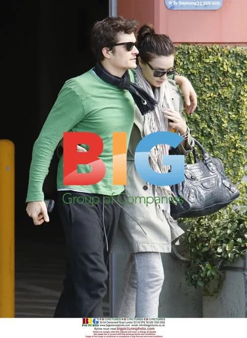 Orlando Bloom and Miranda Kerr at Hugo Cafe