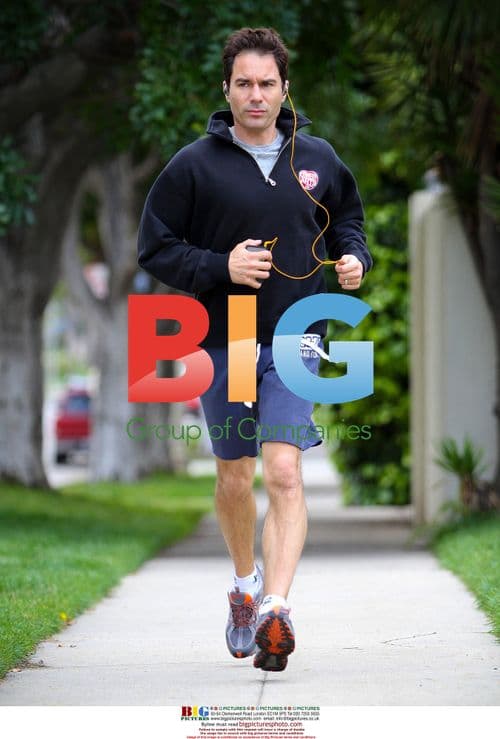 Eric McCormack Jogging in LA