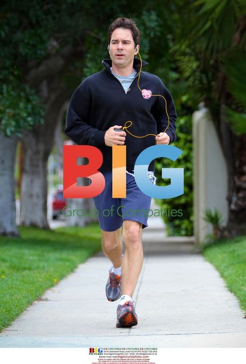 Eric McCormack Jogging in LA