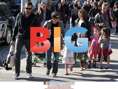 Hugh Jackman picks up daughter Ava