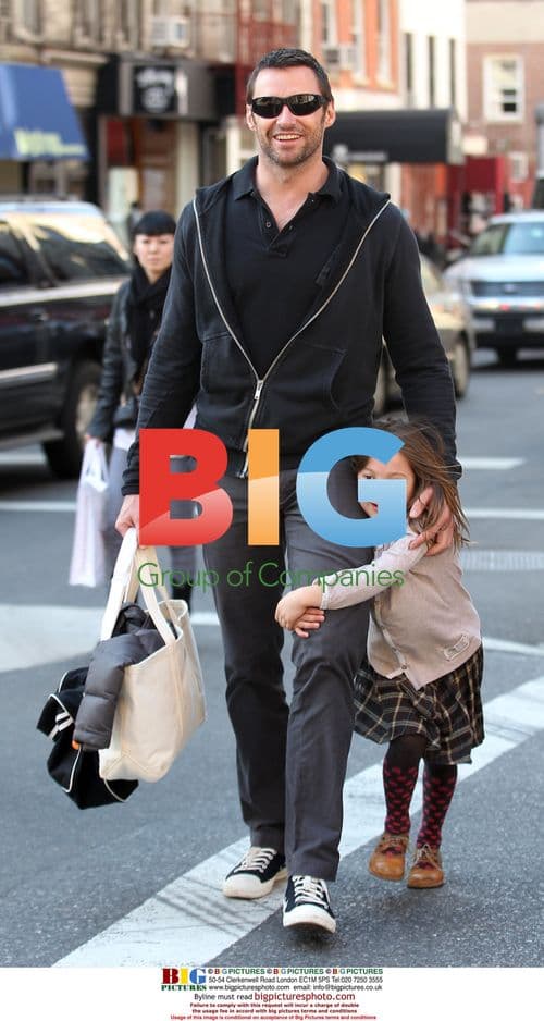 Hugh Jackman Picks Up Daughter Ava