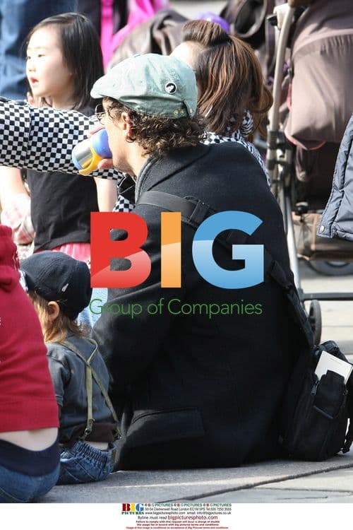 Matthew McConaughey with son at Central Park Zoo