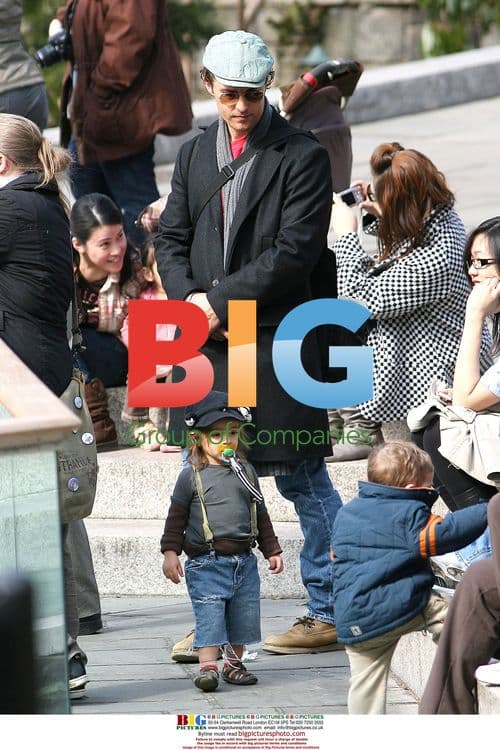 Matthew McConaughey and son at Central Park Zoo
