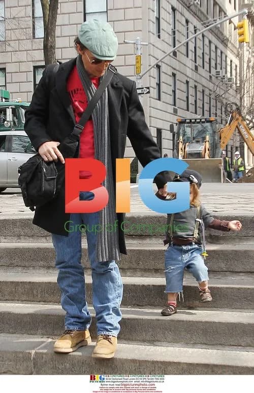 Matthew McConaughey and son at Central Park Zoo