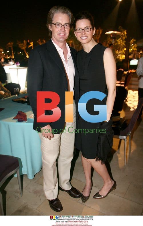 Kyle MacLachlan and Desiree Gruber at Laureus Welcome Party