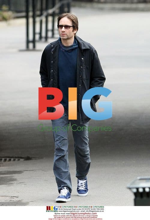 David Duchovny in Central Park