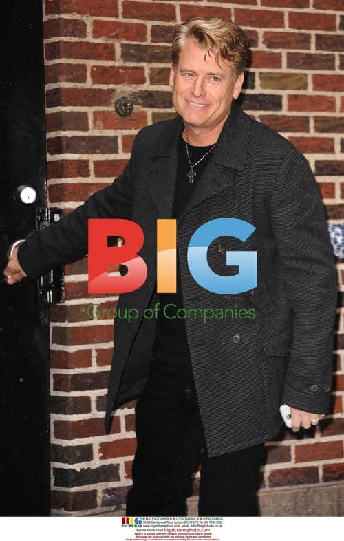 Joe Simpson arrives at 'The Late Show' in NYC