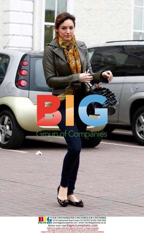 Kelly Brook Pictured Near Home