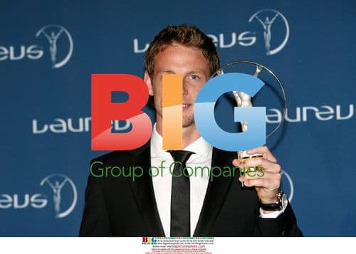 F1 champion Jenson Button at Laureus World Sport Awards 2010