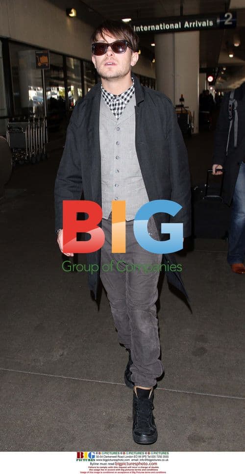 Mark Owen and Gary Barlow at LAX