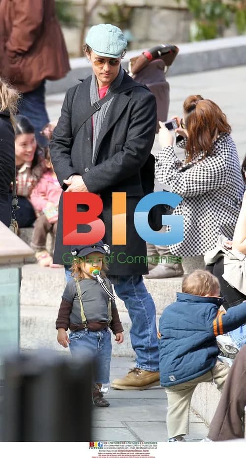 Matthew McConaughey with son Levi at Central Park Zoo
