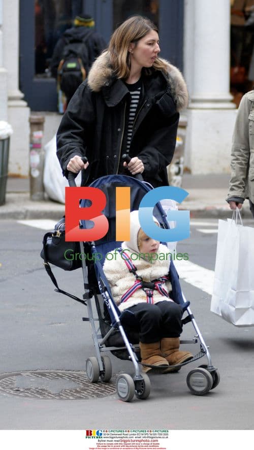 Sofia Coppola and family in NYC