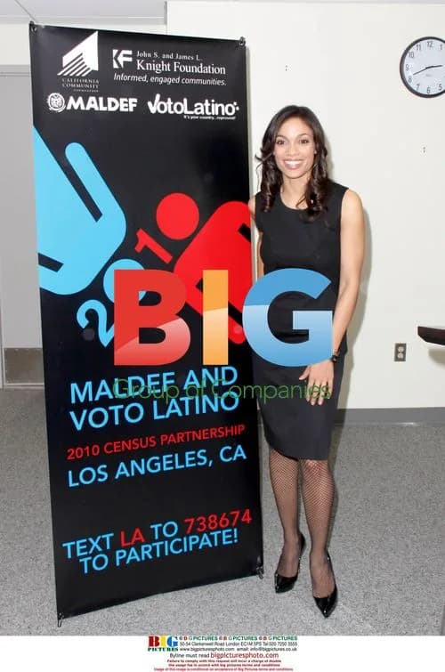 Rosario Dawson at MALDEF LA Census Launch