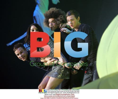 Oliver Murs, Lucie Jones, Jamie Archer and Lloyd Daniels at X Factor gig