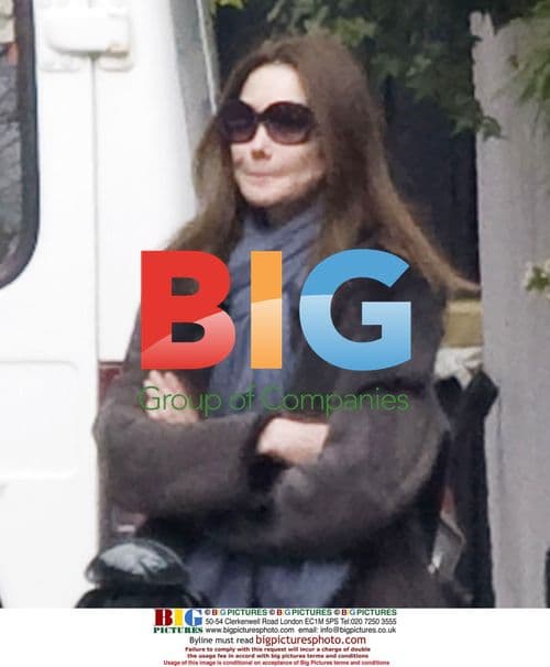 Carla Bruni Sarkozy Picks Up Son From School