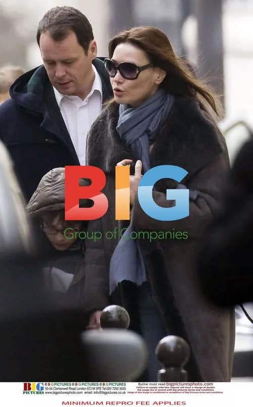 Carla Bruni Sarkozy Picks Up Son From School