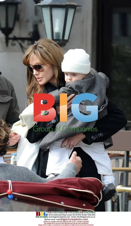 Angelina Jolie and Brad Pitt at Gritti Hotel, Venice