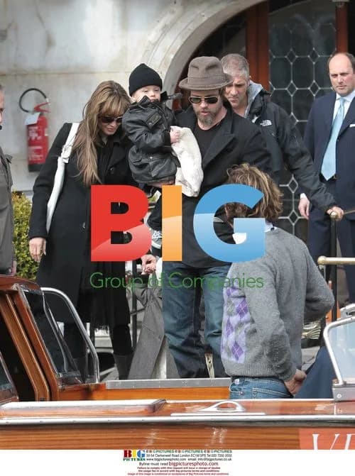 Brangelina and Twins at Gritti Palace