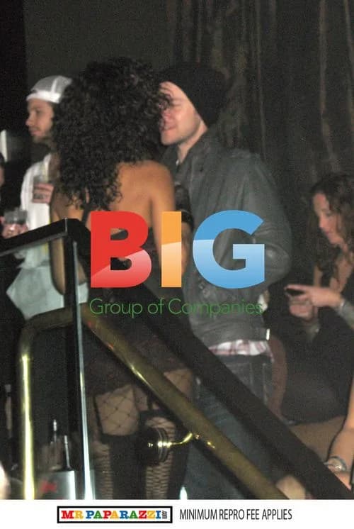 Justin Timberlake with Go-Go Dancer at Tao