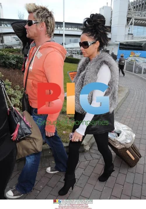 Katie Price Arrives at Dublin Airport