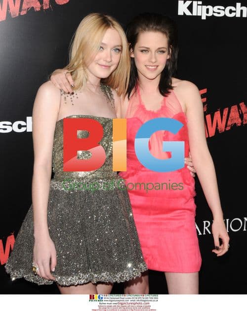 Dakota Fanning & Kristen Stewart at The Runaways LA Premiere