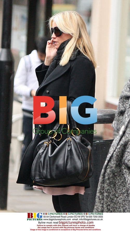Denise Van Outen on Phone in London