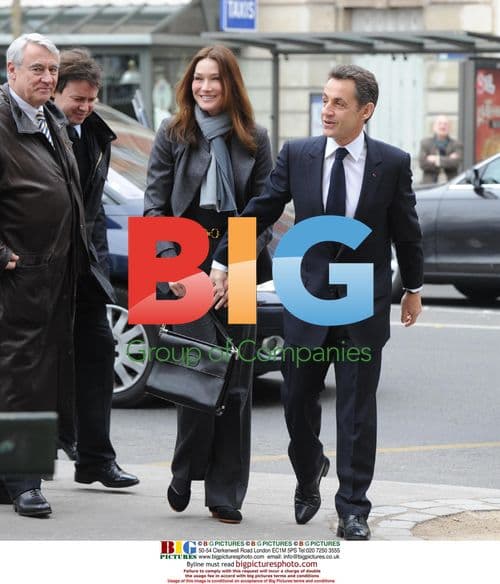 Nicolas Sarkozy and Carla Bruni Sarkozy Vote Together