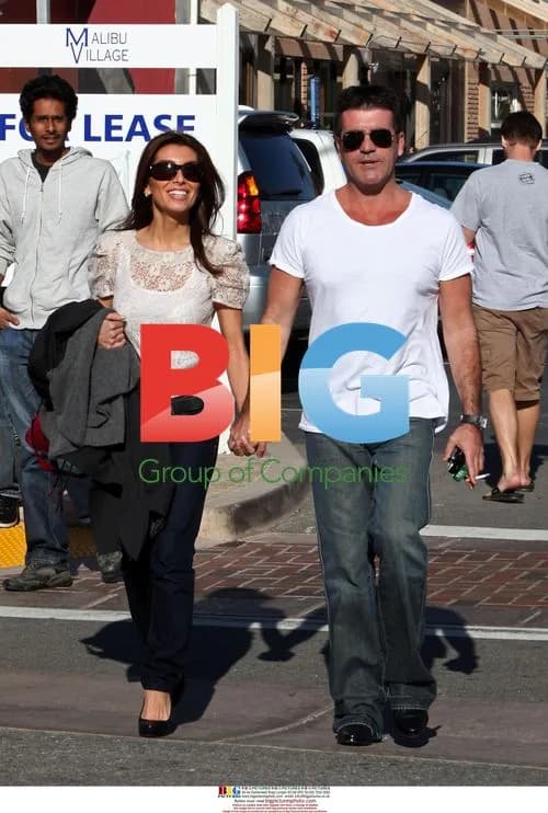 Simon Cowell and Mezhgan Hussainy Shop in Malibu