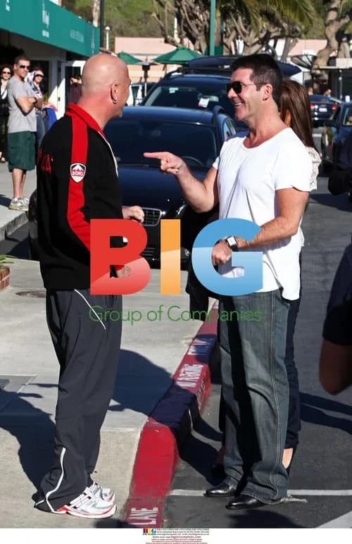 Simon Cowell and fiance Mezhgan Hussainy shopping in Malibu