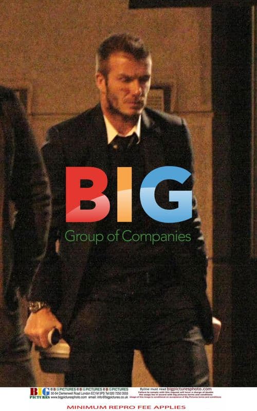 David Beckham Hits Up Milan Nightlife