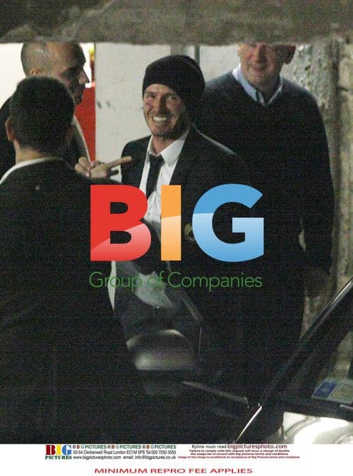 Beckham Spotted at Clubs After Injury