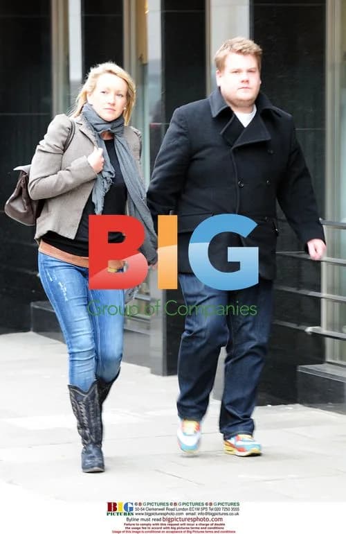 Actor James Corden shops at Porsche in London