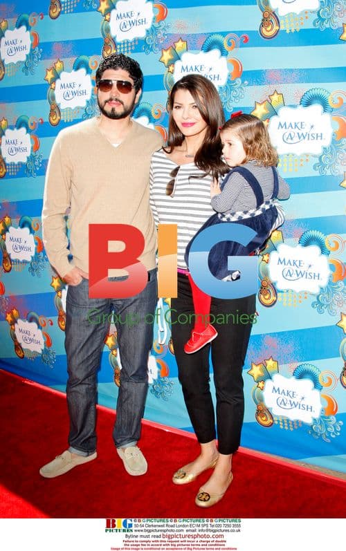 Ali Landry with Family at Make-A-Wish Charity Event