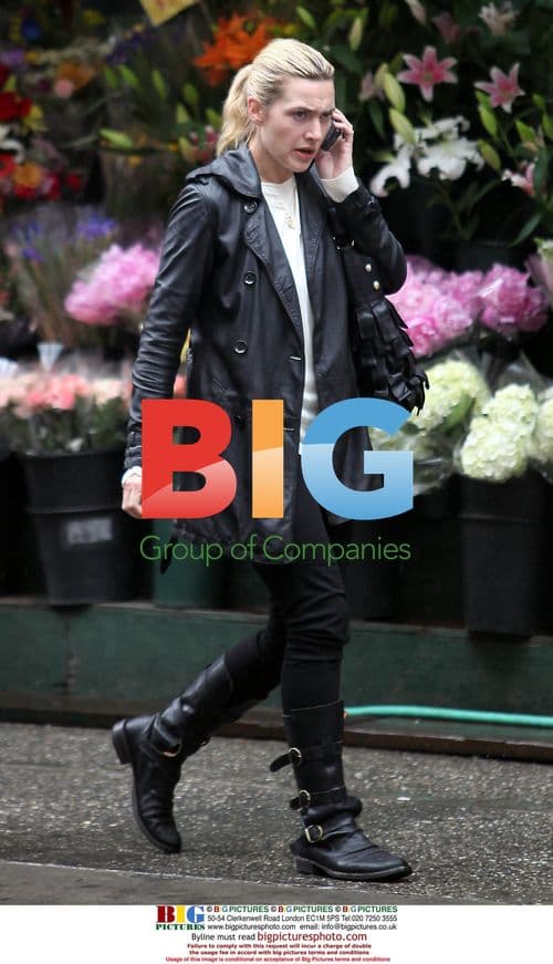 Kate Winslet Spotted in Rain