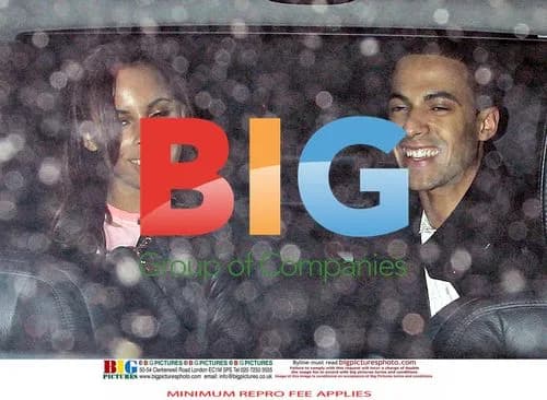 Marvin Humes and Rochelle Wiseman Seen Leaving Restaurant